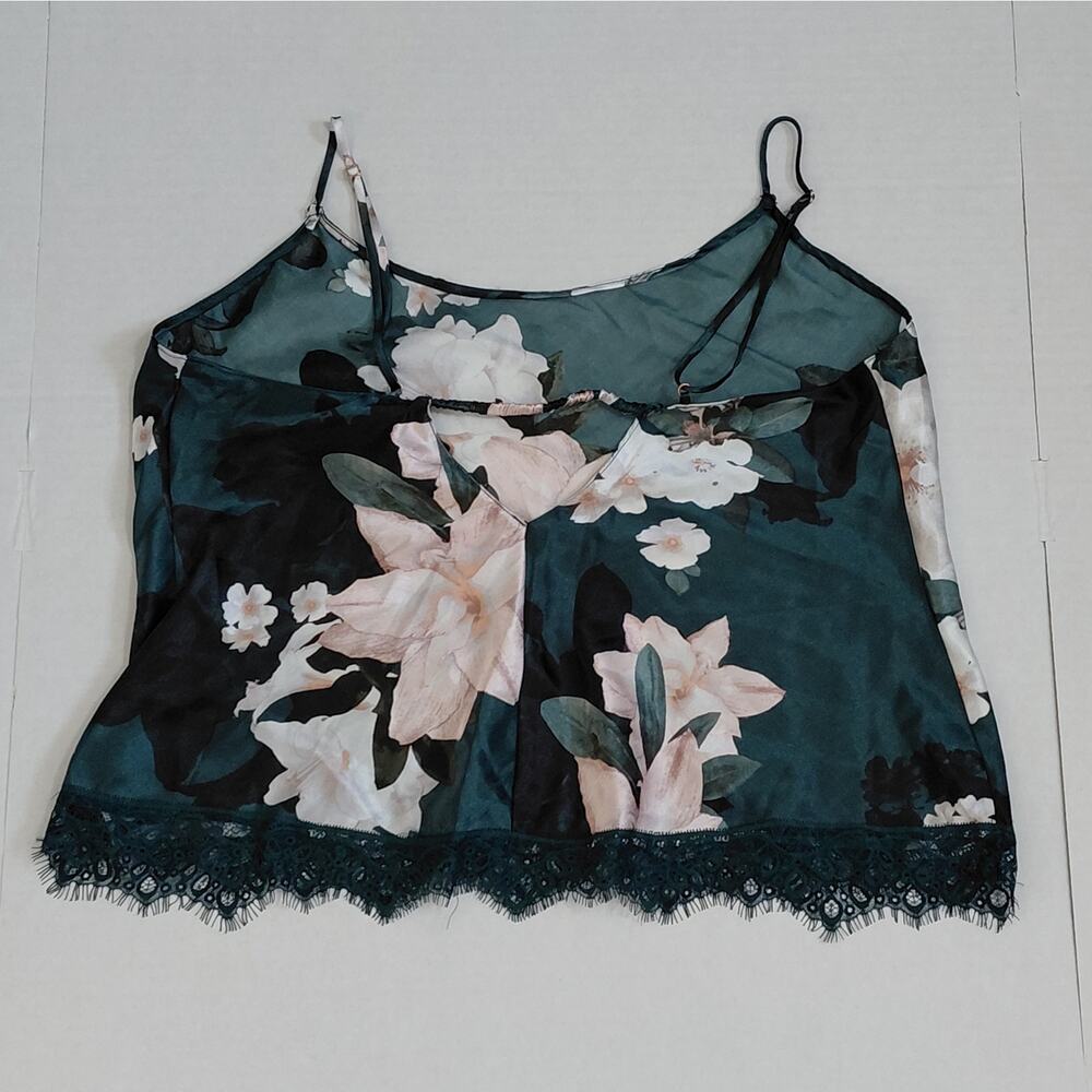 90s Revival Y2K Womens Cami Tank Top Size Large Floral Fairycore Babydoll Boho - Picture 4 of 9